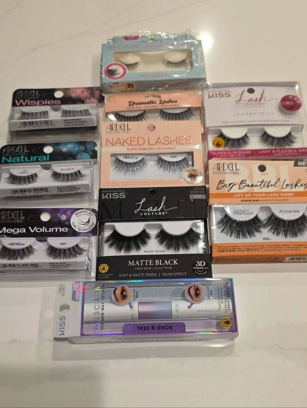 Kiss Matte Black False Eyelashes Variety Pack